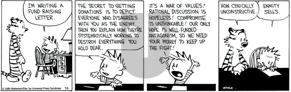 Calvin and Hobbes on Friday July 7, 1995 Comic Strip