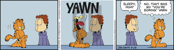 Garfield on Saturday September 28, 2019 Comic Strip
