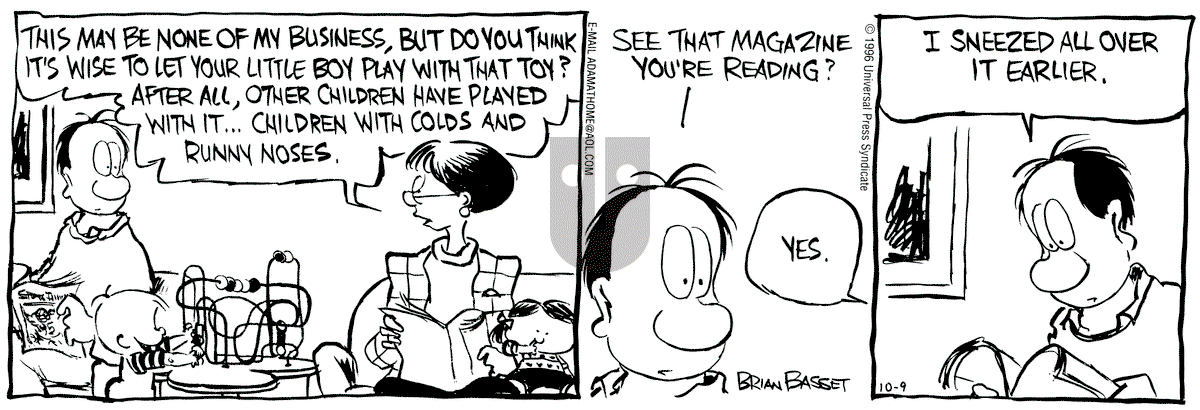Adam@Home - Wednesday October 9, 1996 Comic Strip