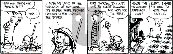 Calvin and Hobbes - Saturday March 16, 1991 Comic Strip