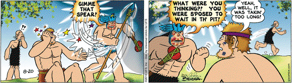 Alley Oop on Saturday August 20, 2016 Comic Strip