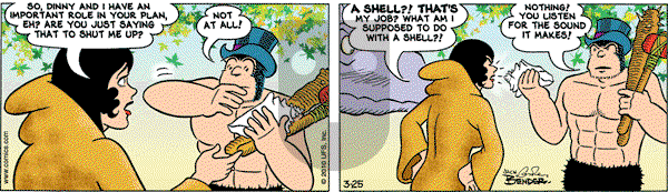 Alley Oop on Thursday March 25, 2010 Comic Strip