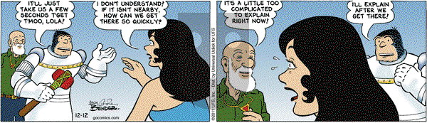 Alley Oop on Monday December 12, 2011 Comic Strip