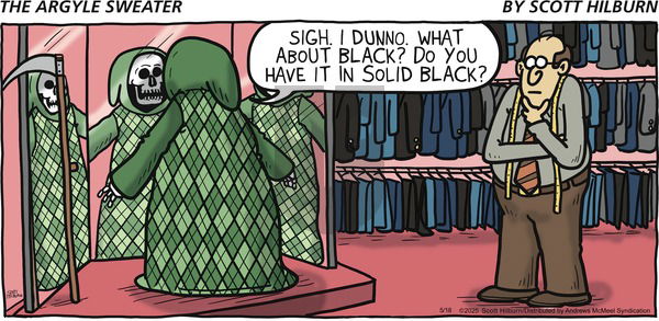 The Argyle Sweater on Sunday May 18, 2025 Comic Strip