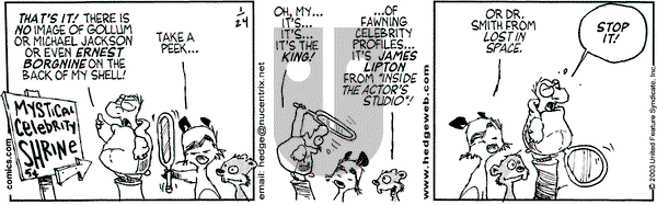 Over the Hedge on Friday January 24, 2003 Comic Strip