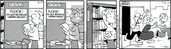Drabble on Tuesday June 11, 1996 Comic Strip
