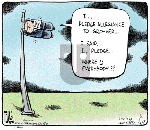 Tom Toles on Wednesday November 28, 2012 Comic Strip