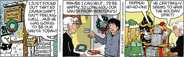 Crankshaft on Monday December 8, 2025 Comic Strip