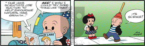 Nancy on Wednesday September 7, 2016 Comic Strip