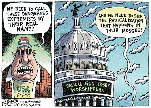 Rob Rogers on Thursday June 16, 2016 Comic Strip