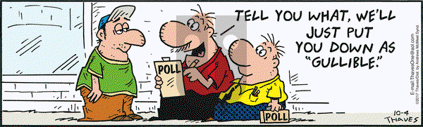 Frank and Ernest on Wednesday October 4, 2017 Comic Strip