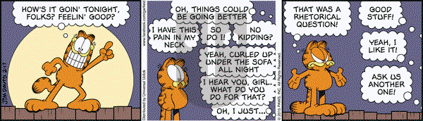 Garfield on Tuesday February 17, 2015 Comic Strip