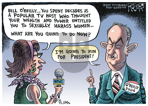 Rob Rogers on Friday April 21, 2017 Comic Strip