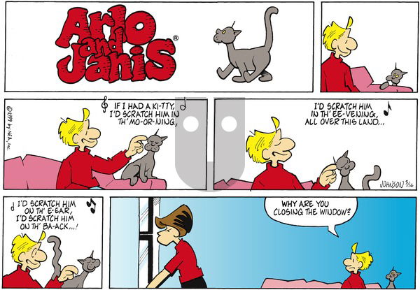 Arlo and Janis - Sunday March 14, 1999 Comic Strip
