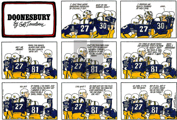 Doonesbury on Tuesday August 26, 1986 Comic Strip