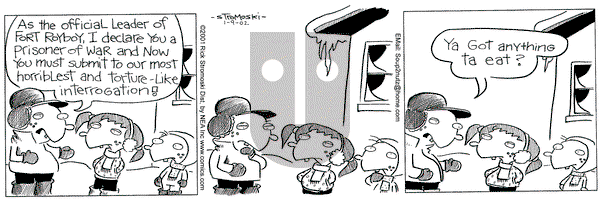Soup to Nutz - Old on Wednesday January 9, 2002 Comic Strip