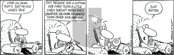 Baby Blues on Saturday January 12, 1991 Comic Strip