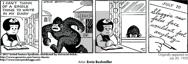 Nancy Classics on Thursday July 20, 2017 Comic Strip