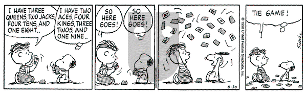 Peanuts - Tuesday June 30, 1998 Comic Strip