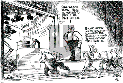 Pat Oliphant on Tuesday September 21, 2004 Comic Strip