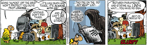 Over the Hedge on Saturday July 16, 2011 Comic Strip
