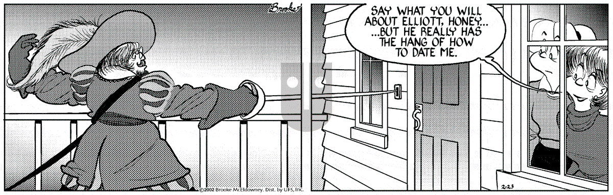 9 Chickweed Lane - Saturday February 23, 2002 Comic Strip