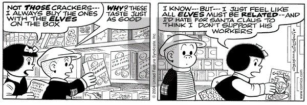 Nancy on Friday October 22, 2004 Comic Strip