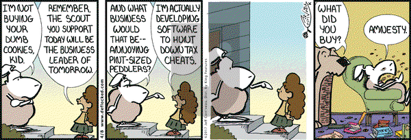 DeFlocked on Saturday April 8, 2017 Comic Strip