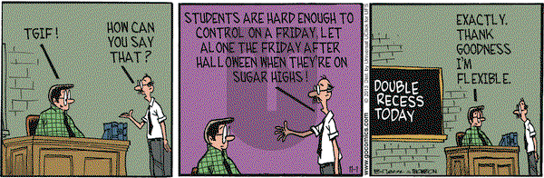 Grand Avenue on Friday November 1, 2013 Comic Strip