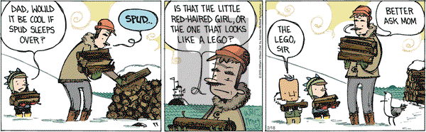 Wallace the Brave on Monday February 18, 2019 Comic Strip