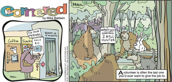 Cornered on Sunday July 31, 2011 Comic Strip