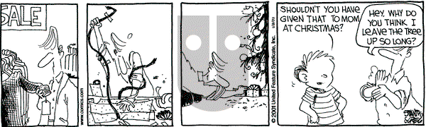 The Buckets on Tuesday January 8, 2002 Comic Strip