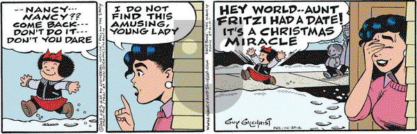 Nancy on Friday December 14, 2012 Comic Strip