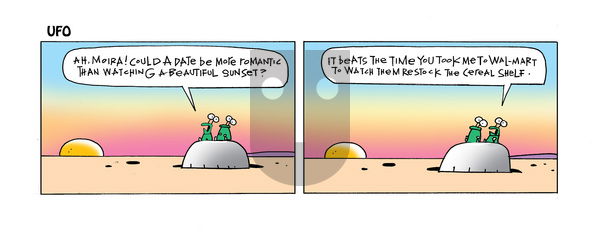 UFO on Saturday April 12, 2025 Comic Strip