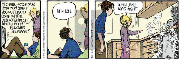 For Better or For Worse - Monday December 12, 2016 Comic Strip