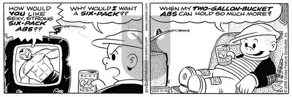 Nancy on Saturday June 24, 2006 Comic Strip