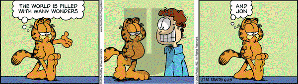 Garfield - Monday June 25, 2012 Comic Strip