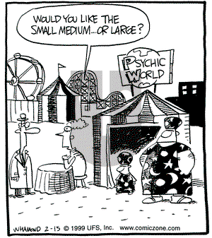 Reality Check on Monday February 15, 1999 Comic Strip
