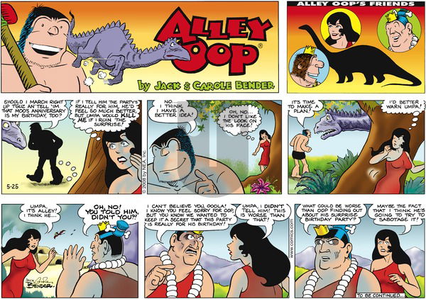Alley Oop on Sunday May 25, 2008 Comic Strip
