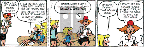 Cleats on Sunday September 21, 2025 Comic Strip