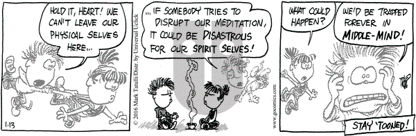 Heart of the City on Wednesday January 13, 2016 Comic Strip
