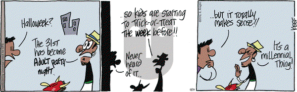 The Knight Life on Saturday October 29, 2016 Comic Strip