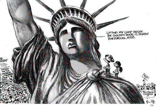 Pat Oliphant on Friday July 4, 2014 Comic Strip