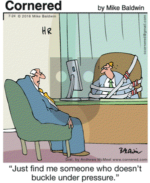 Cornered on Tuesday July 24, 2018 Comic Strip