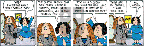 Cathy Classics on Saturday March 24, 2001 Comic Strip