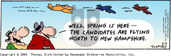 Frank and Ernest - Monday March 3, 2003 Comic Strip