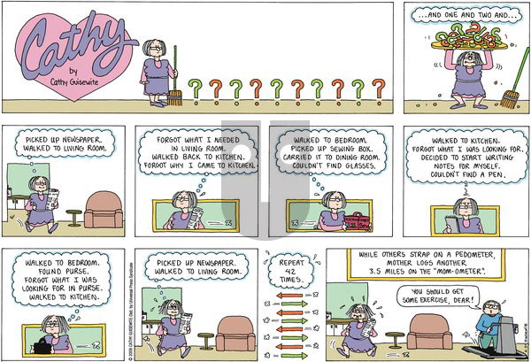 Cathy Classics on Sunday May 31, 2009 Comic Strip
