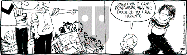 The Buckets on Monday September 1, 2008 Comic Strip