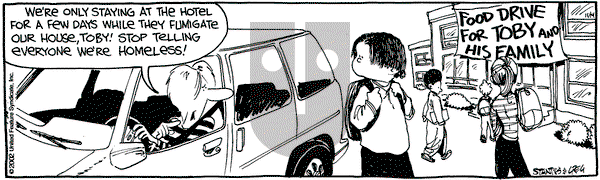 The Buckets on Thursday November 14, 2002 Comic Strip