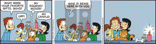 Garfield - Saturday December 25, 2021 Comic Strip